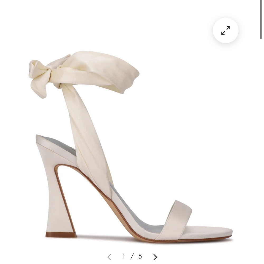 Nine West Kelsie Ankle Wrap Heeled Sandals (great for weddings/bridal showers!)